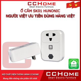 Ổ cắm Hunonic SK01. Điều khiển từ xa bằng điện thoại thông qua Wifi| Hẹn giờ tự động