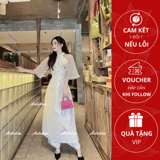 Áo dài cách tân Tafta cao cấp tôn dáng, hợp cho các nàng áo bê lễ, cưới hỏi A12 Áo Dài Cách Tân Kiều