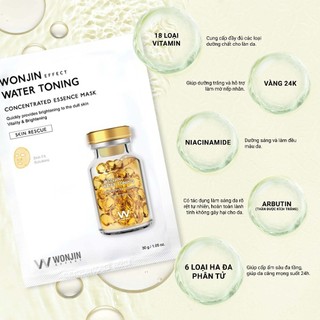 Mặt nạ Wonjin DR Wonjin dưỡng trắng cấp ẩm phục hồi + mặt nạ krlab+ senademar chuyên sâu