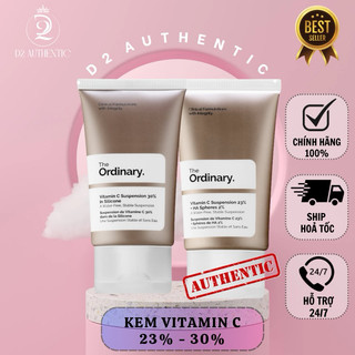 [Auth-kèm bill] Kem dưỡng sáng da Vitamin C Suspension 23% - 30% in Silicone - The Ordinary