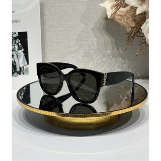 Kính mát nữ cao cấp, Gọng kính râm tròn mắt chống uv400 C162 jolie eyewear