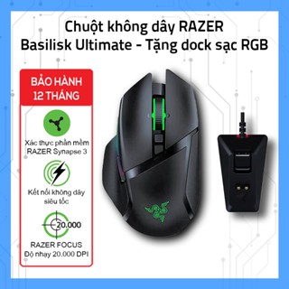 Chuột không dây Razer Basilisk Ultimate - fullbox bảo hành 12 tháng