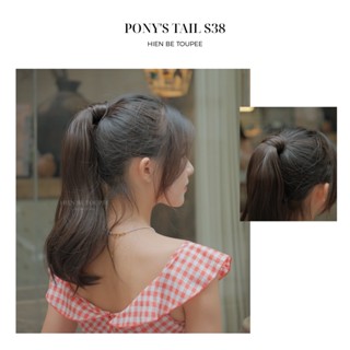 TÓC BUỘC PONY'S TAIL SÓNG 38CM NEW 2024 CHÍNH HÃNG TÓC KẸP PHÍM HIEN BE TOUPEE