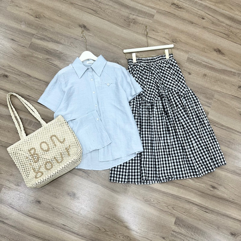 áo sơ mi tơ siêu nhẹ
