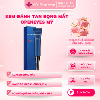 Kem Mắt Retinol Chiến Thần Xoá Quầng Thâm Mắt, Tan Bọng Mắt, Trẻ Hoá Dưỡng Ẩm Vùng Mắt  OPENEYES MỸ 20GR| YD Phamra