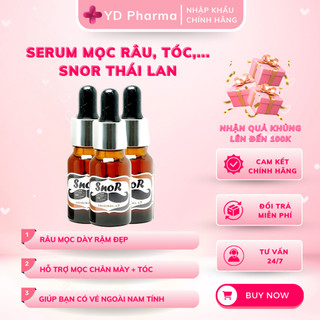 Serum Mọc Râu, Mọc Tóc, Mọc Long Mày SNOR Thái Lan 15ML | YD Pharma