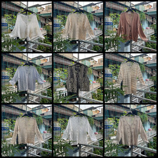 Áo gile, cardigan len móc, crochet Nhật-Hàn