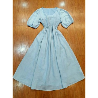 Đầm xòe tay bồng sz L