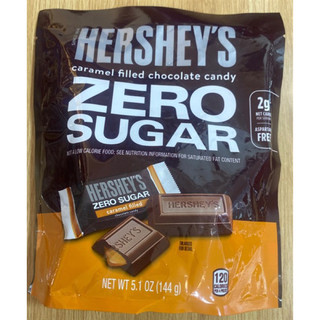 🍫 socola nhân đường caramel hershey’s không đường caramel filled chocolate candy zero sugar 144g u.s.a 🇺🇸