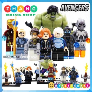 Đồ chơi Xếp hình Avengers Age of Ultron Henchman Ultron Sentry Baron Struker Quick Silver Black Widow Minifigures SY276
