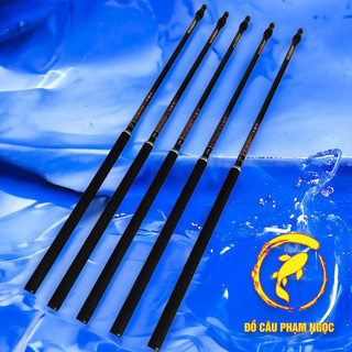 Phụ kiện câu đài, cán vợt kim phúc 2.1m - đồ câu phạm ngọc