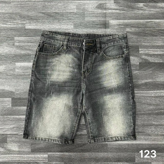 Quần short nam! Quần short jean nam trắng rách cao cấp MS0017