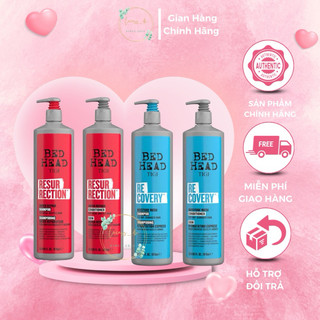 Cặp gội - xả phục hồi dành cho mái tóc hư tổn tigi bed head 970ml