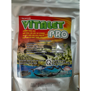 Vitalet pro bổ sung vitamin và điện giải cho ếch cá lươn