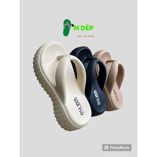 Dép kẹp đúc nữ đi biển đế cao 5cm size 35-38