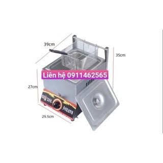 Bếp chiên nhúng gas 6 lít -Thuận tiện khi chế biến các loại thức ăn như khoai tây, cá viên, bò viên -Bảo hành 1 năm