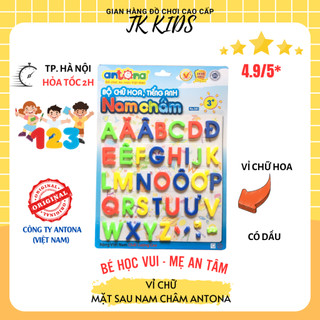 Bộ chữ cái nam châm chữ hoa tiếng anh dạy bé học hàng việt nam Antona No.181