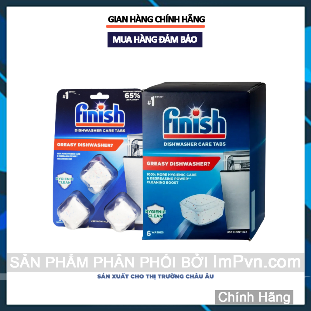 Viên vệ sinh máy rửa chén bát Finish  - ImP - ImPvn