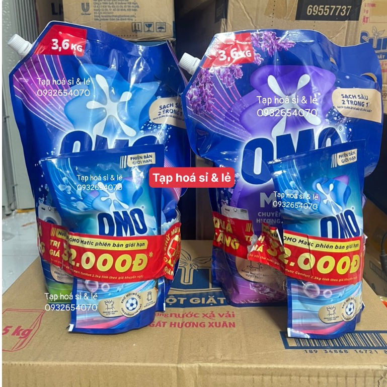 NƯỚC GIẶT OMO MATIC 3,6kg MÁY GIẶT CỬA TRƯỚC Bền đẹp