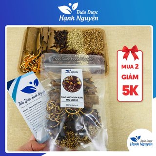 9 vị nguyên liệu ngâm 1 lít mai quế lộ, có set rang nghiền sẵn ngâm 1 tuần dùng được luôn
