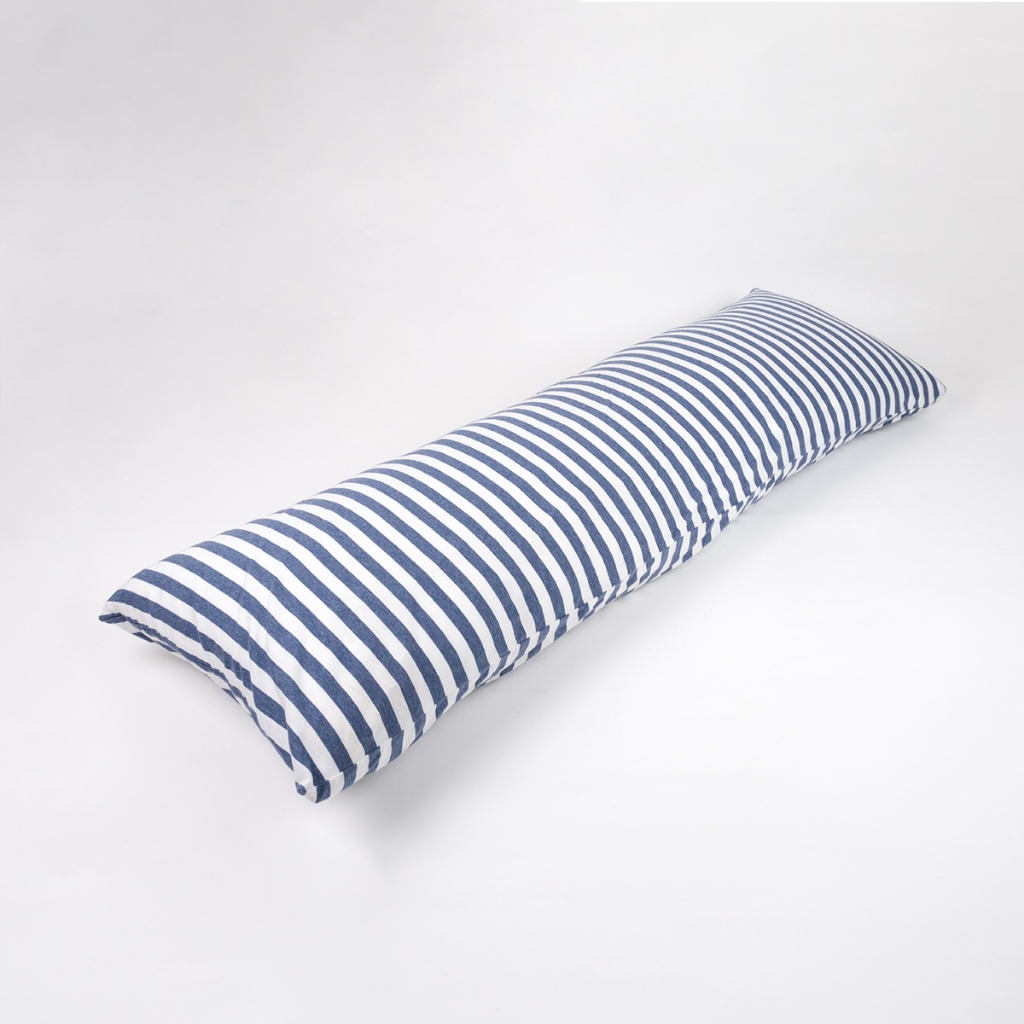 Vỏ Gối Ôm Cotton Jerey Sọc MUJI | BigBuy360 - bigbuy360.vn