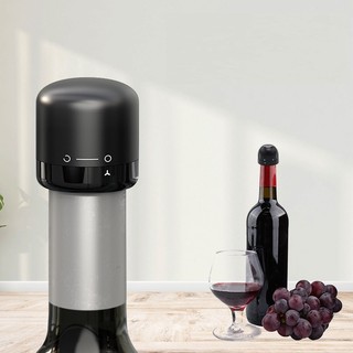 Nút Chai Bảo Quản Rượu Vang Nút Chai Bảo Quản Sâm Panh Kín Không Bay Mùi Chất Liệu ABS + Silicone Nhỏ Gọn Dễ Sử Dụng
