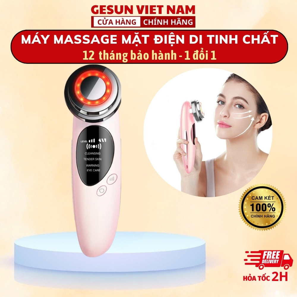 Máy Đẩy Tinh Chất Nâng Cơ, Chăm Sóc Da Công Nghệ Mới Massage Mặt 7 Chế Độ, Máy Di Tinh Chất ION Cao cấp nâng cơ mặt