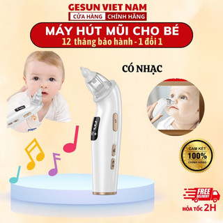 Máy hút mũi cho bé, dụng cụ hút mũi cho trẻ sơ sinh và trẻ nhỏ cao cấp an toàn không đau tổn thương cho bé bảo hành 12th