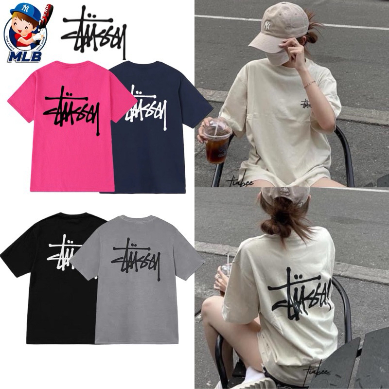 Áo Thun Stussy Basic full Tag Mác cho Nam và Nữ
