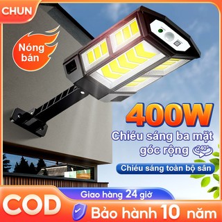 Đèn đường năng lượng mặt trời 400W Đèn năng lượng mặt trời Đèn LED COB siêu sáng Đèn đường LED Sự bảo đảm 10 năm