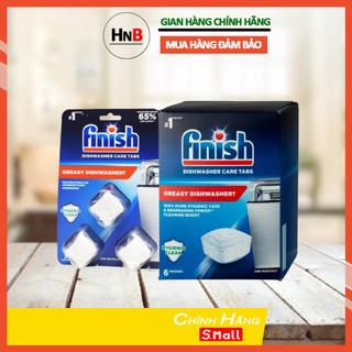 Viên vệ sinh máy rửa bát định kỳ Finish (Hộp 6-12 viên) Hoặc vỉ 3-4 viên