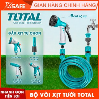 20m 15m 10m 5m Bộ vòi tưới cây đa năng - Bộ ống dây nước xịt rửa gia đình sân vườn TOTAL