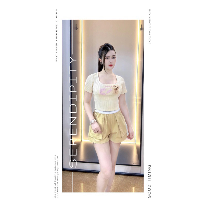 áo ngắn tay nữ-quần sooc