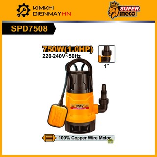 Máy bơm chìm nước thải 750w ingco spd7508