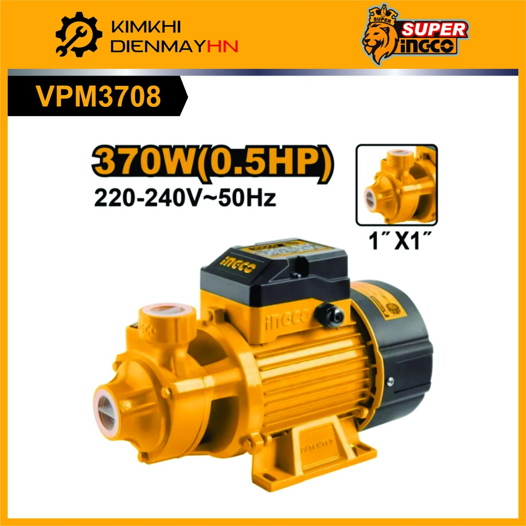 Máy bơm nước 370W INGCO VPM3708, VPA3708, VPM37068