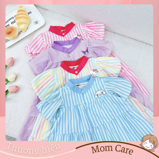 TT458 Váy sơ mi babydoll dáng tay bồng - MOMCARE