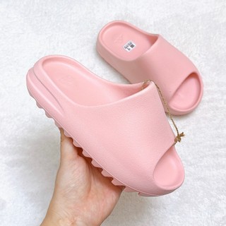 Dép ĐÚC YZY  ❤️FREESHIP + TẶNG VỚ❤️ quai ngang bóng rổ nam nữ màu hồng có tem mác
