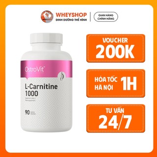 Viên uống bổ sung khoáng chất OstroVit L-Carnitine 1.000mg (90 viên) - WHEYSHOP VN