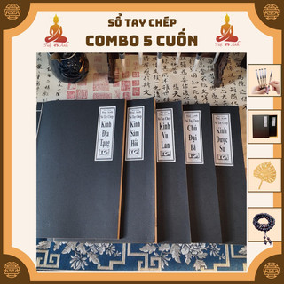 Sổ chép kinh Combo 05 cuốn vở chép in mờ - Tuệ Anh
