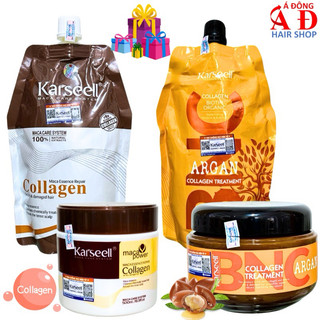 Kem ủ tóc Karseell Collagen Maca siêu mềm mượt, phục hồi tóc hư tổn, khô xơ, giảm gãy rụng