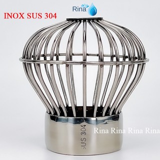 Quả cầu inox 304 chắn rác sân thượng sân trời ban công chắn rác, ngăn rác , chống tắc ống