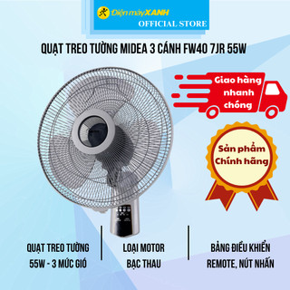 Quạt treo tường Midea 3 cánh FW40 7JR 55W
