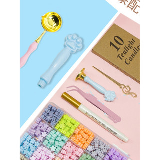 Bộ đóng dấu sáp niêm phong kèm lò muỗng viên sáp đóng dấu niêm phong bì thư thiệp cưới-DREAM