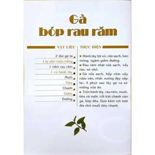 Sách - Món Ăn Dân Dã - VT