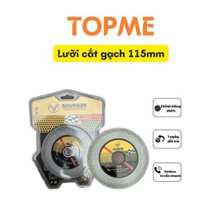 Lưỡi cắt gạch SHURIKEN 115MM , lưỡi cắt hợp kim siêu cấp,lưỡi cắt đa năng, lưỡi cưa kim cương