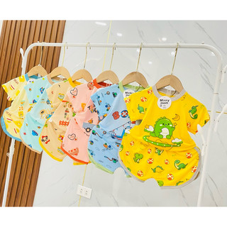 Bộ thun lạnh minky cho bé trai và bé gái 6 -18kg
