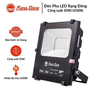 Đèn pha led rạng đông công suất 50w, chống nước ip65, chip led sam sung, tuổi thọ 20.000h