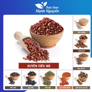 Xuyên tiêu đỏ 100g, hạt tiêu tứ xuyên, hoa tiêu làm lẩu cay (Tặng hạt mắc khén khi mua từ 100g) - Thảo Dược Hạnh Nguyên