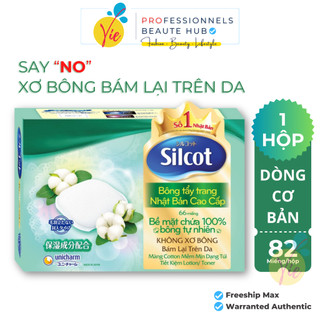 Bông tẩy trang Silcot - Bông Trang Điểm Silcot Nhật Bản Cao Cấp Silcot Unicharm