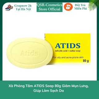  Xà Phòng Tắm ATIDS Soap 80g Giảm Mụn Lưng Giúp Làm Sạch Da 